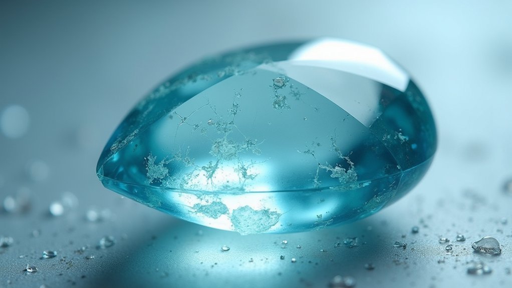 aquamarine clarity tube inclusions