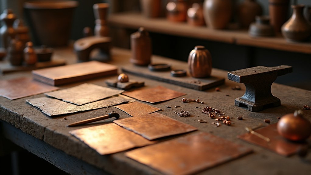 copper jewelry forging methods