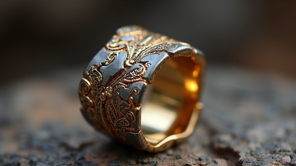 elegant gold silver fusion