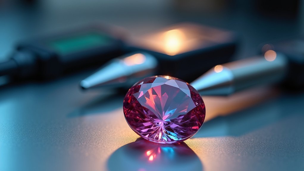 gemstone thermal conductivity testing