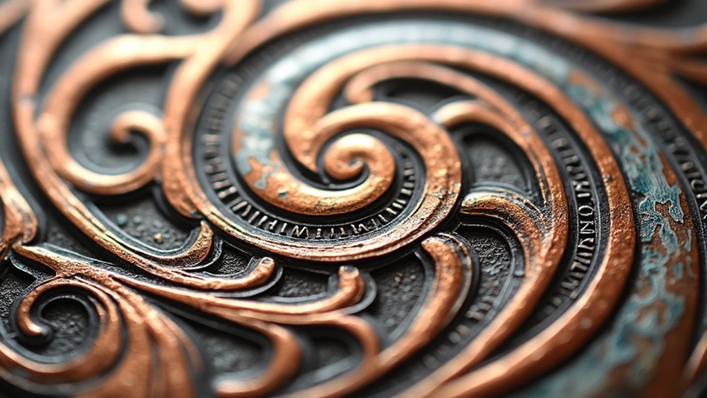 layered metal forging art