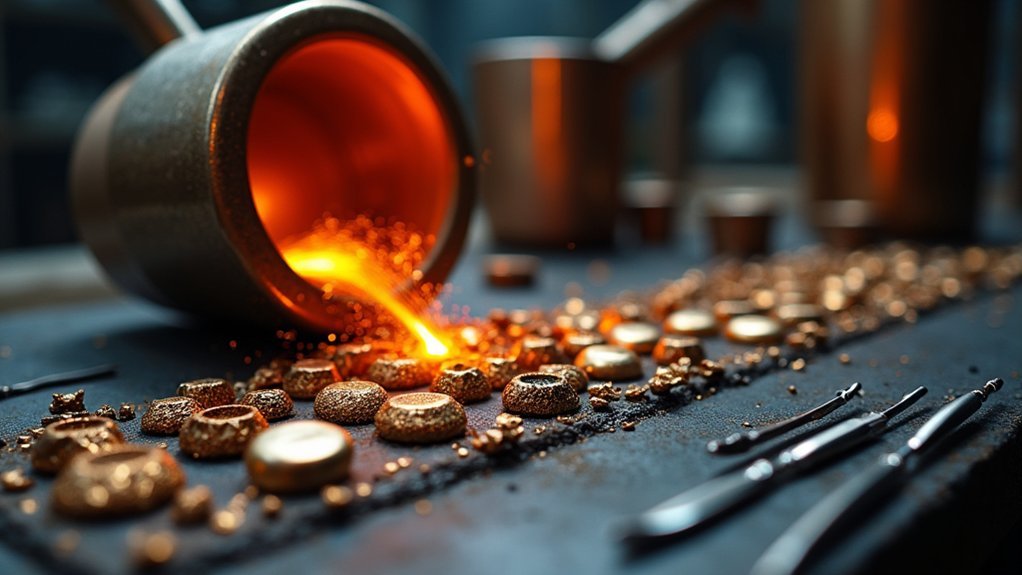 metal melting points compatibility