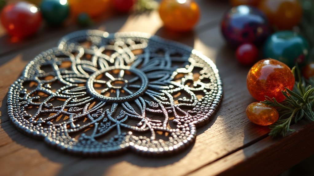 mixed media pendant designs