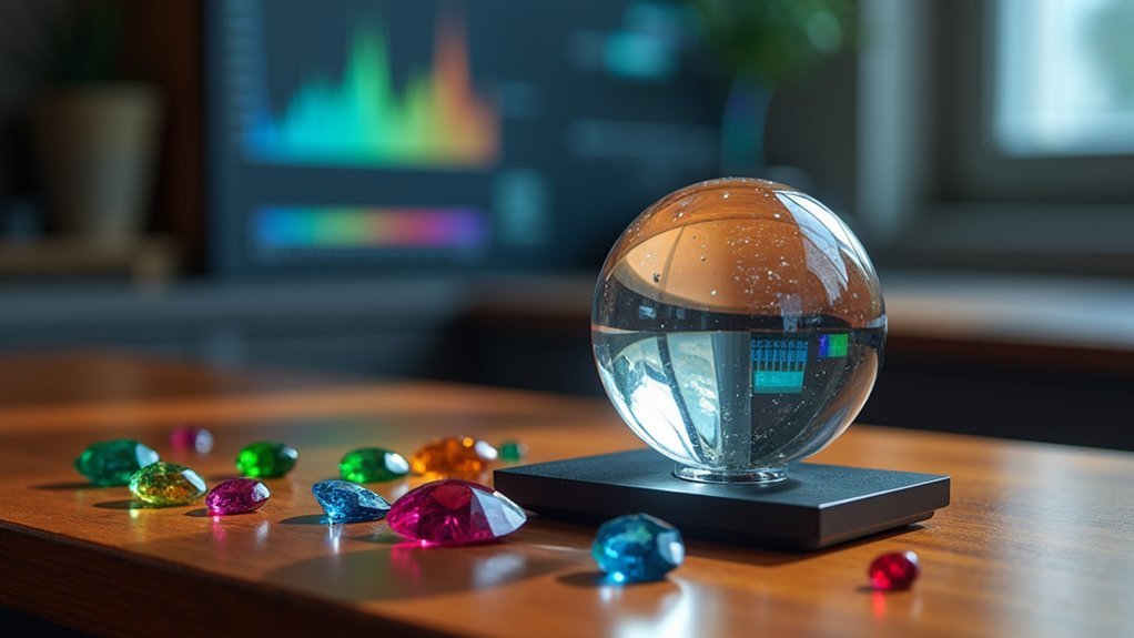 selecting a suitable spectroscope