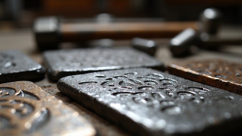 textured metal design techniques