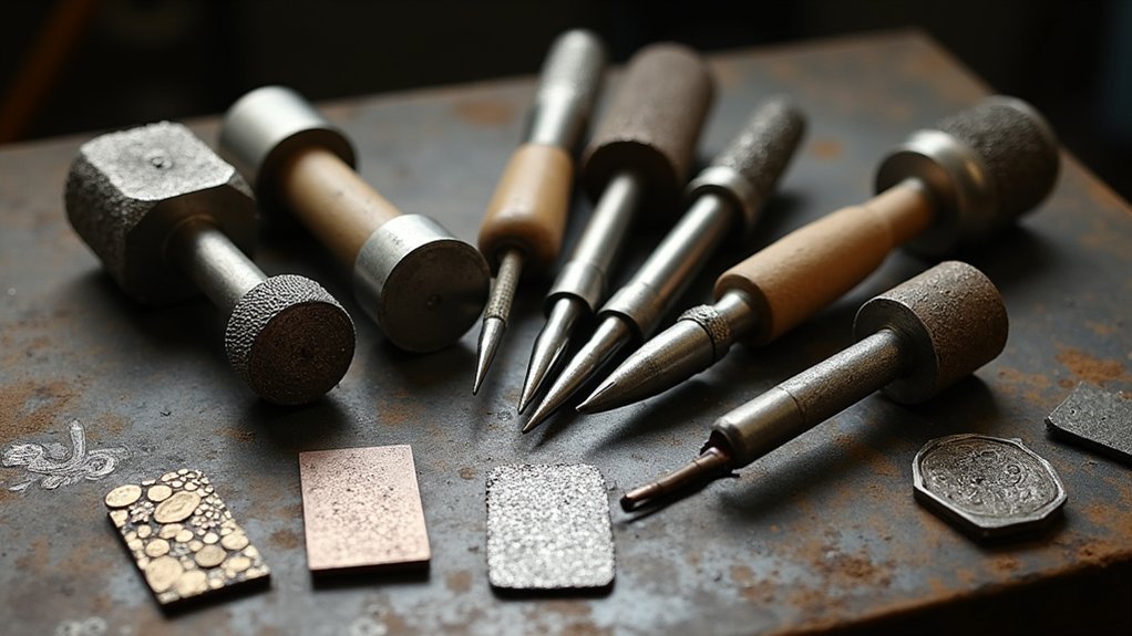 unique finishes metal tools