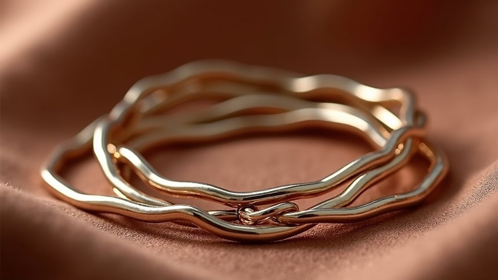 wavy bangle crafting techniques