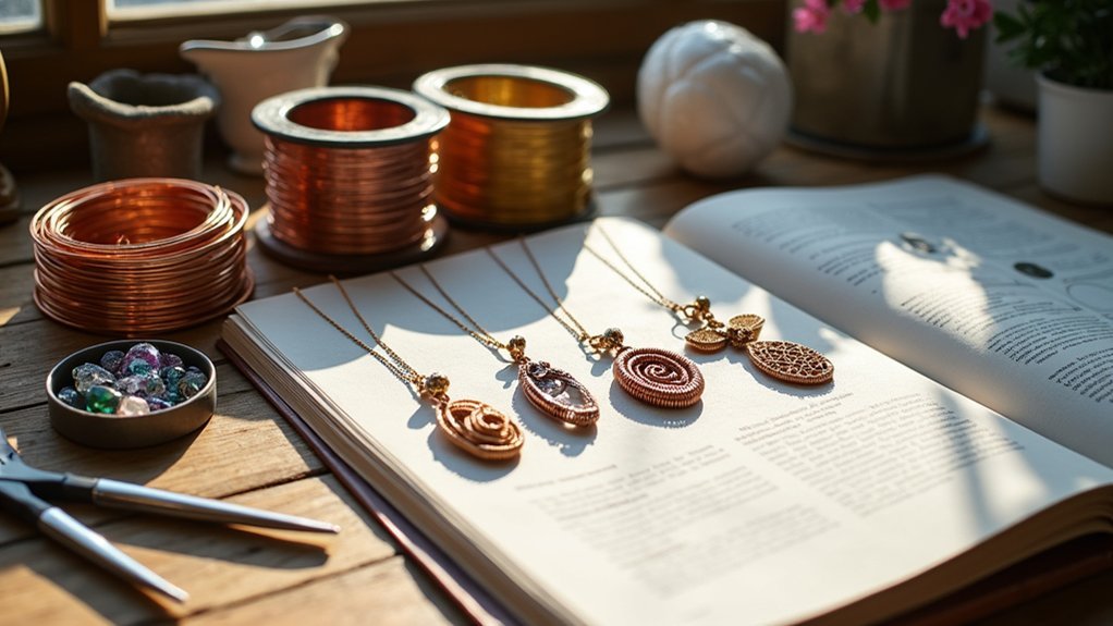 wire wrapping pattern guide