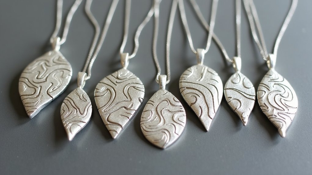 abstract textures enhance silver