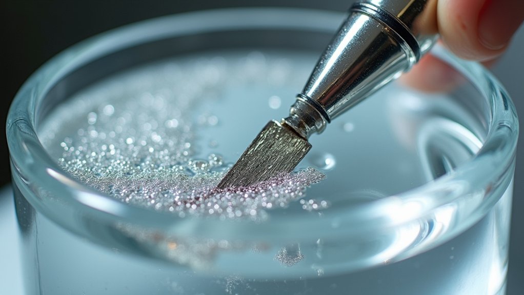 acetone jewelry degreasing method