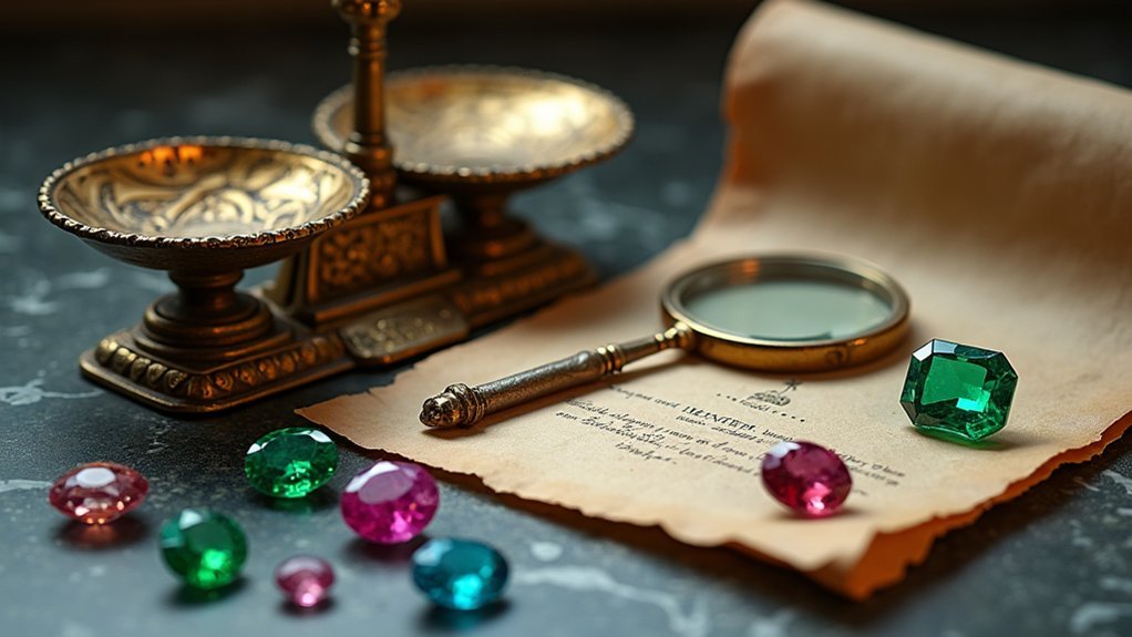 ancient gemstone evaluation techniques