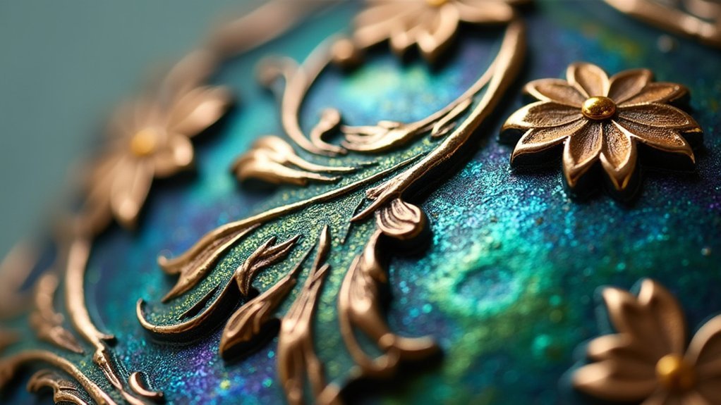 Spectacular Basse-Taille Enamel Effects for Metalwork