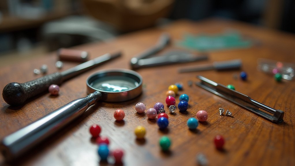 bead setting drilling technique