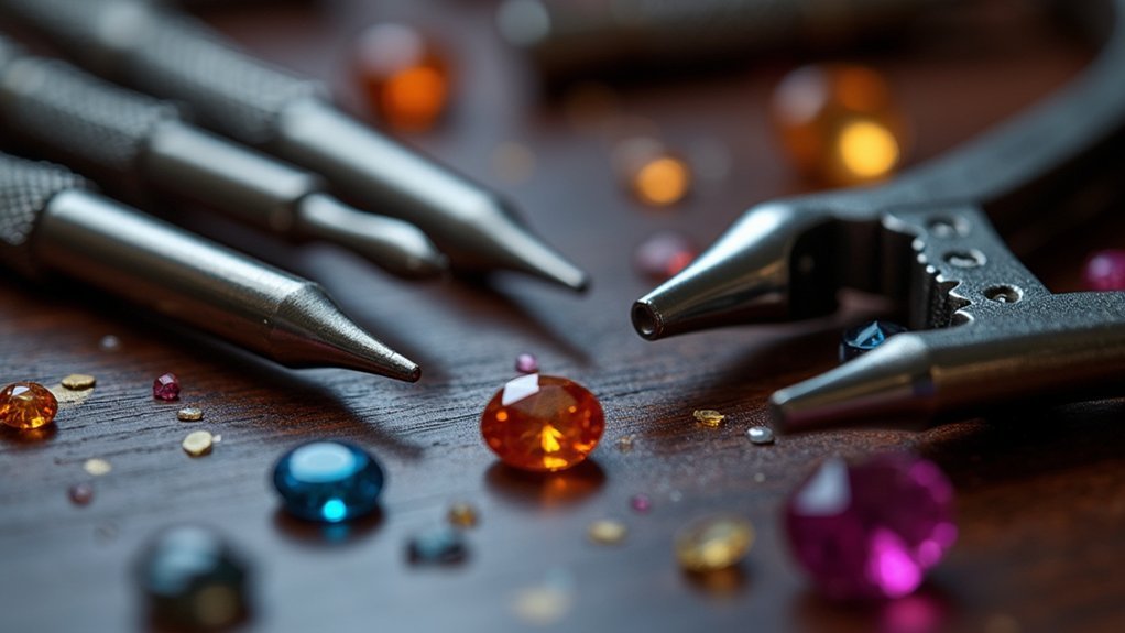 calibrated gemstone setting tools