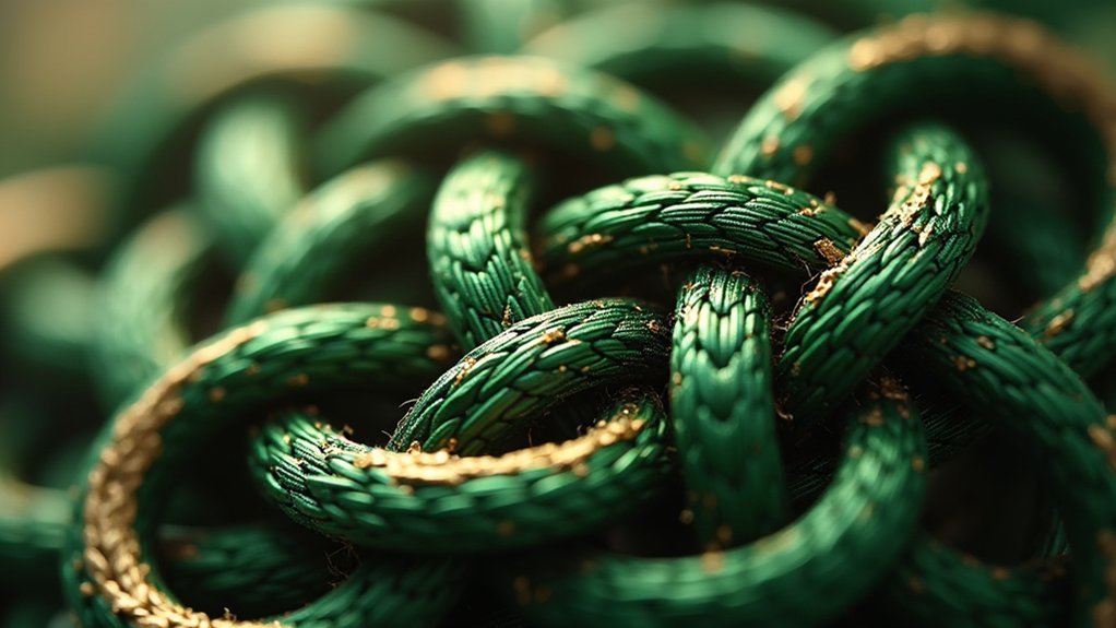 celtic knotwork interlacing technique