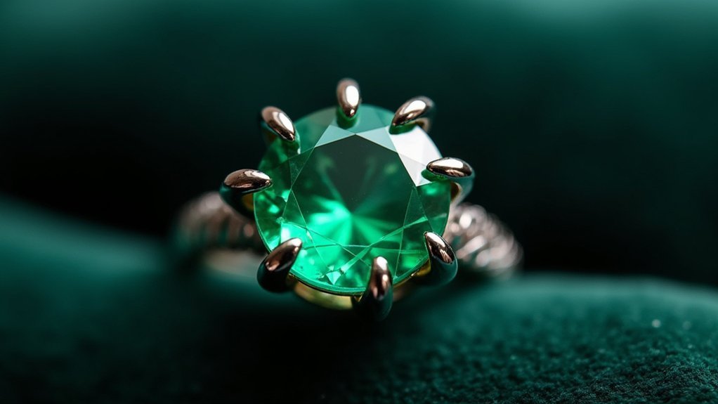 claw prongs protect emeralds