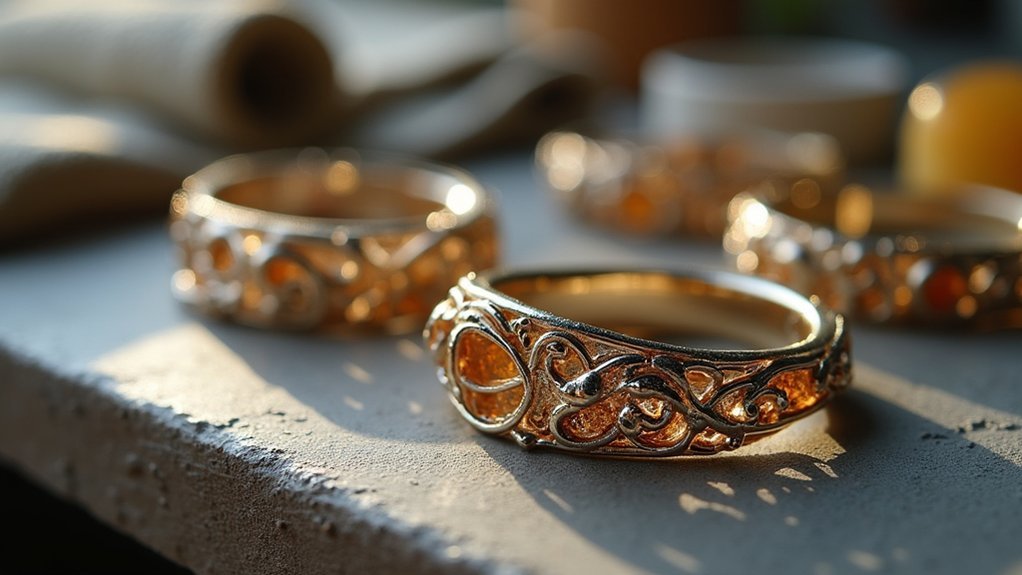 cleaning and polishing jewelry