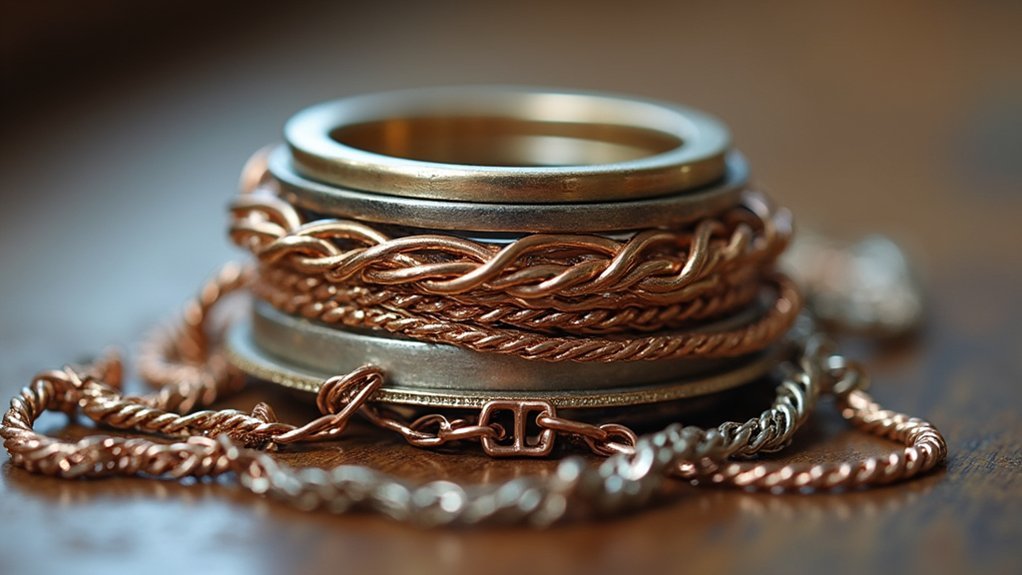 cohesive mixed metal stacking