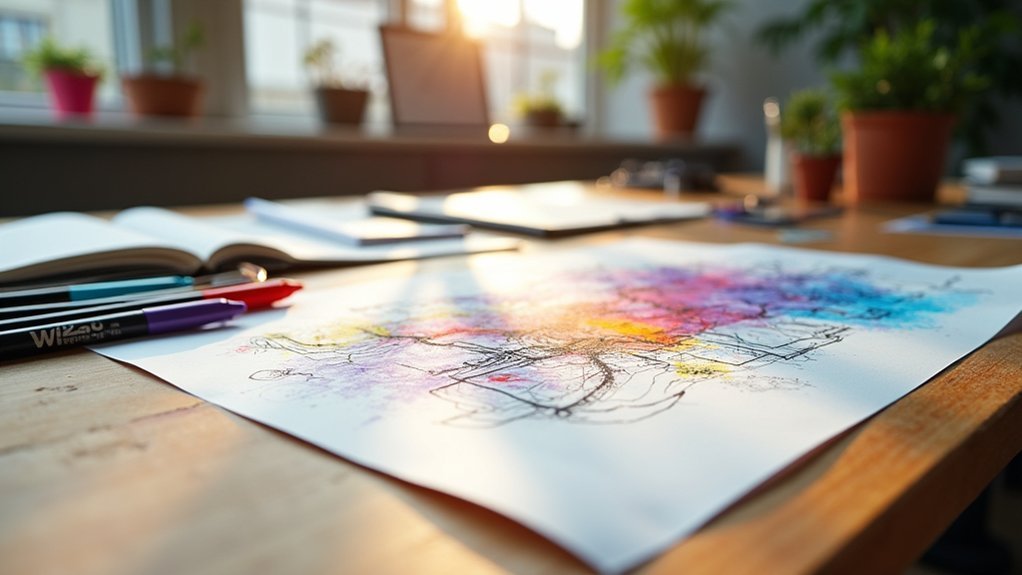 collaborative sketching fosters creativity