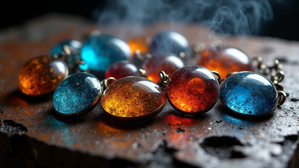 combustible materials for textures