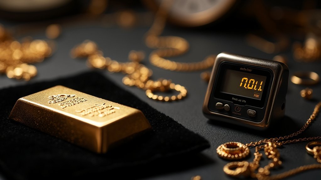 consistent gold karat testing