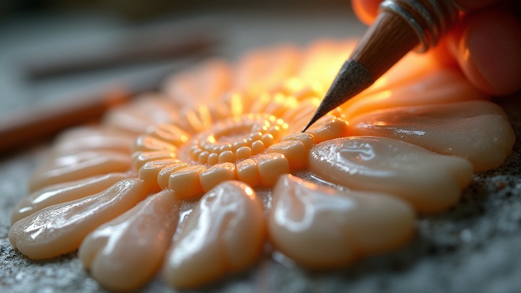 controlled heat for adhesion