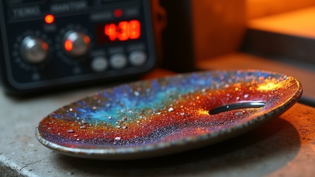 copper enamel firing schedule