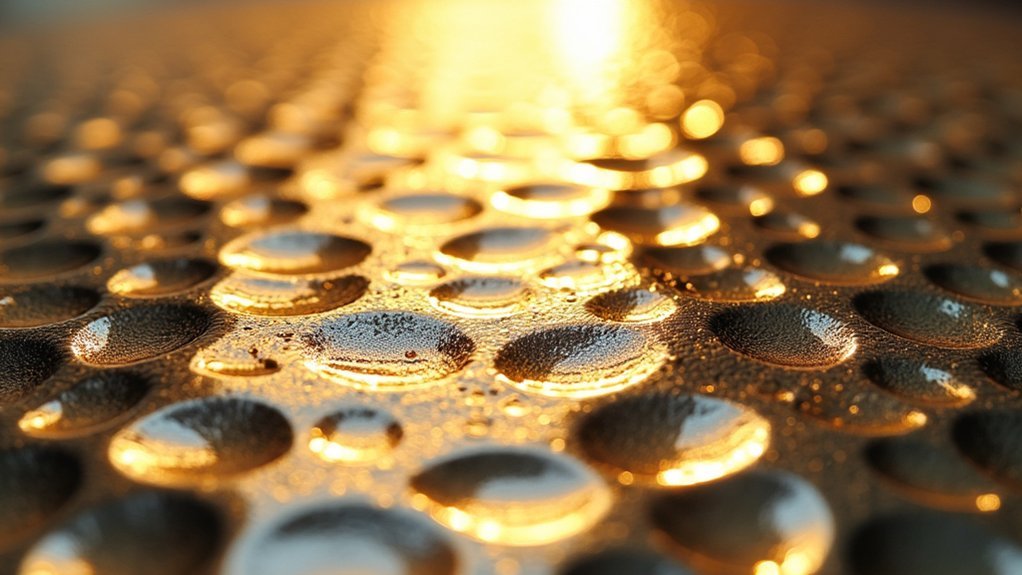 dynamic hammered metal reflectivity