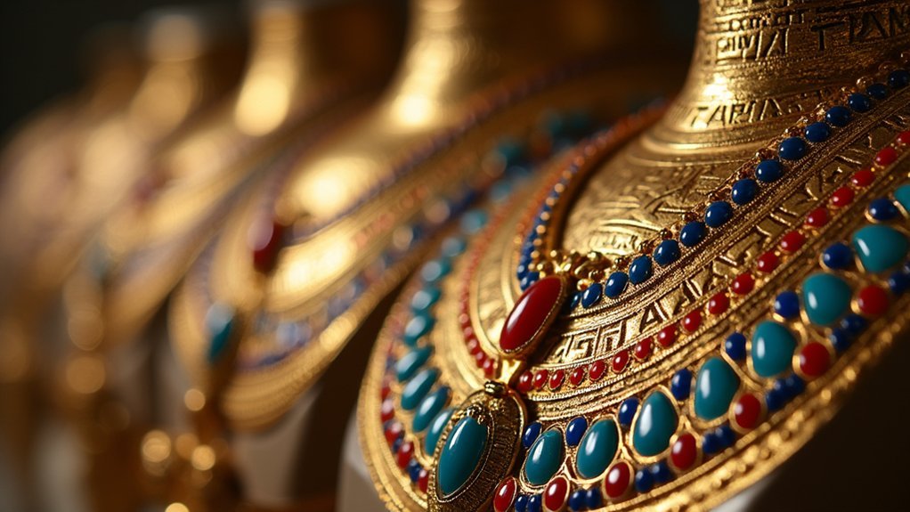 egyptian collar jewelry techniques