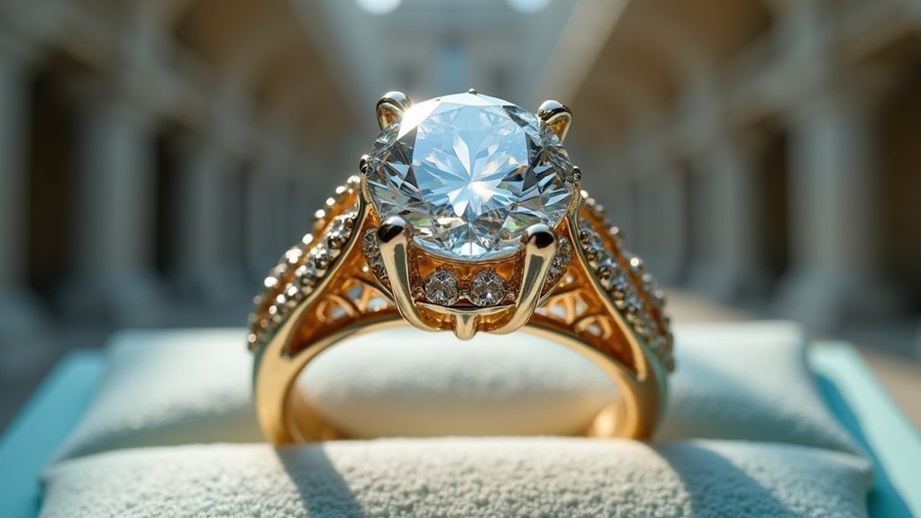 elevated diamond ring design