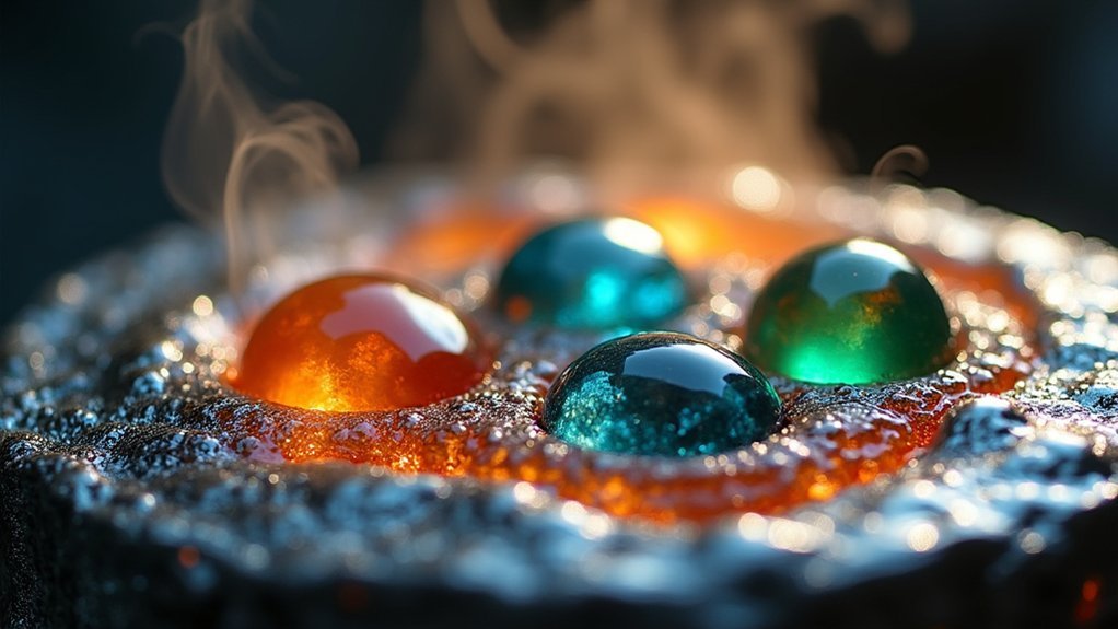 embed gems in casting