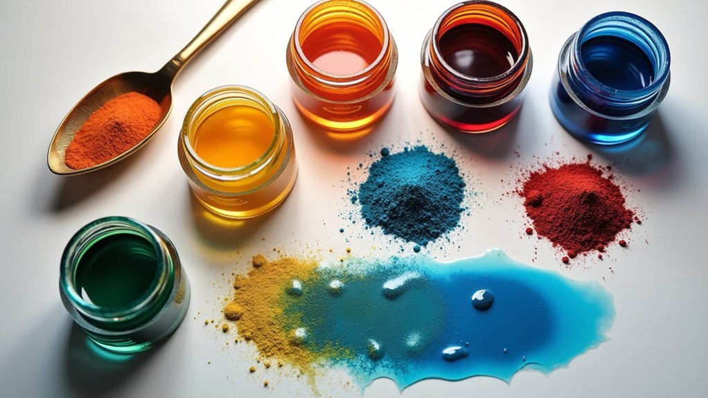 enamel application and layering