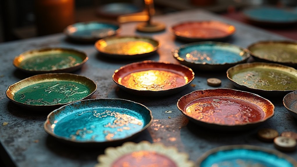 enameled accessory creation process