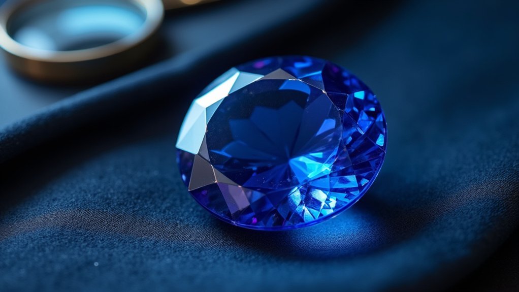 evaluating heat treated tanzanite value