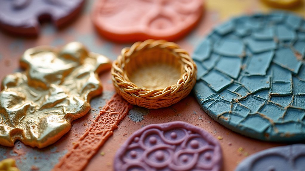 everyday objects create textures