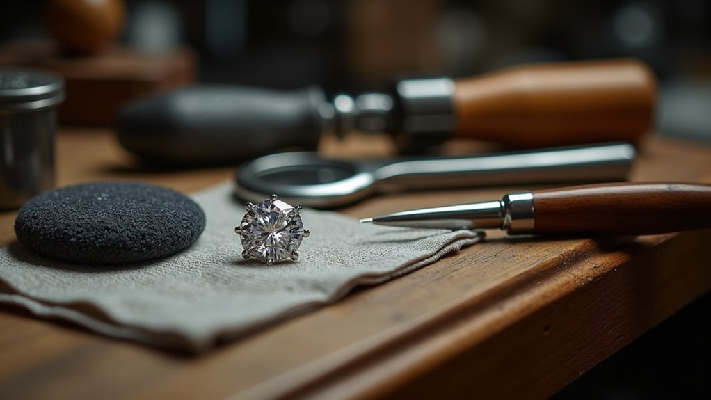 What Tools Protect Gems During Hammer Setting?