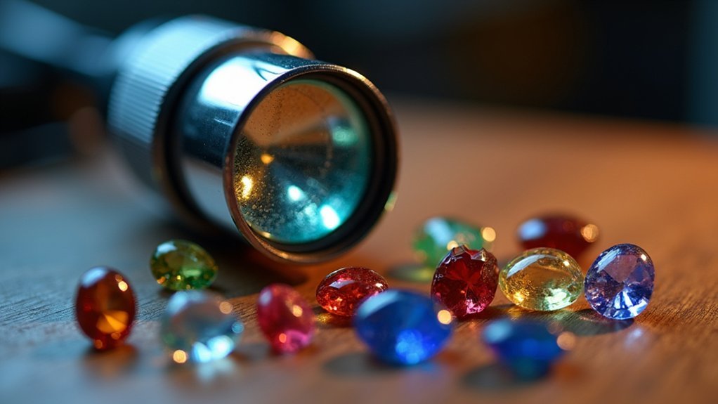 gemstone refractive index measurement