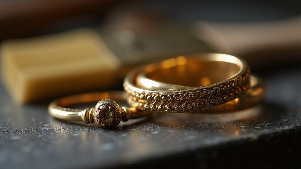 gentle brass brush polishing