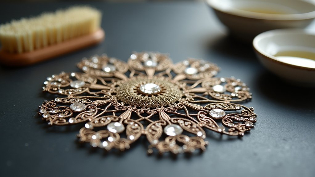 gentle cleaning for filigree