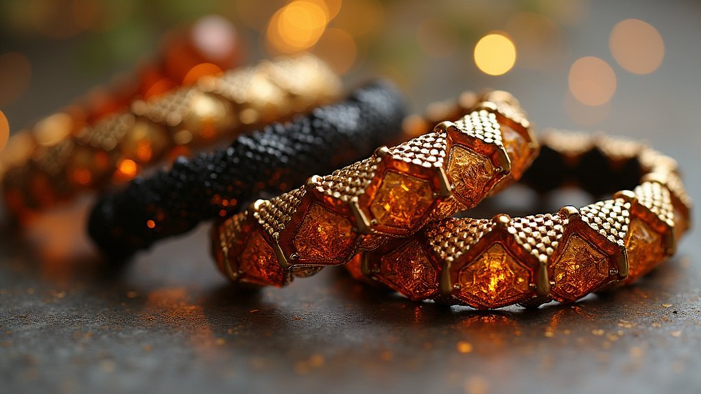 geometric honeycomb jewelry designs