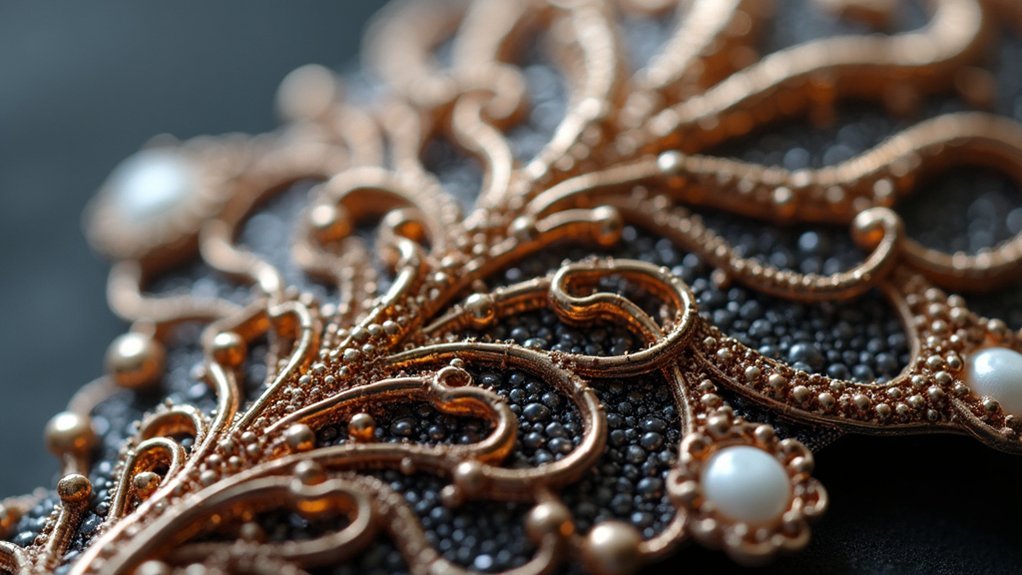 granulation enhances filigree depth