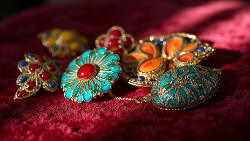 greek enamel jewelry techniques
