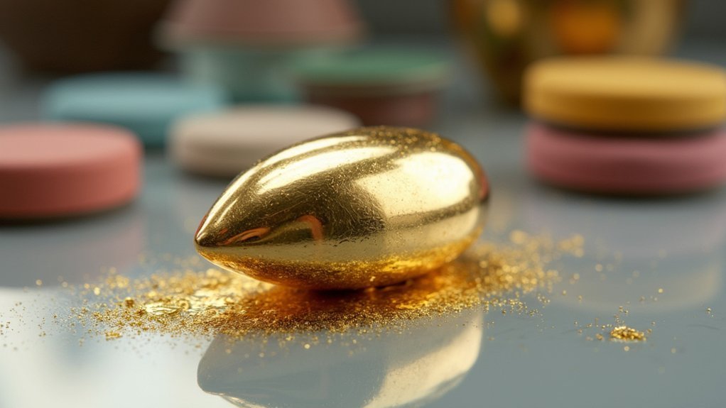 hand polishing gold jewellery
