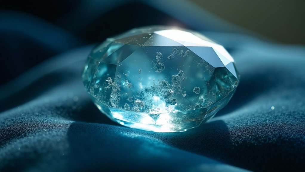 heat treatment affects aquamarine