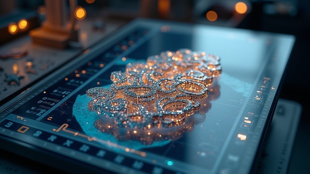 hollow jewelry modeling process