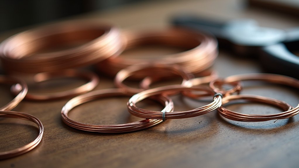 ideal wire sizes chains