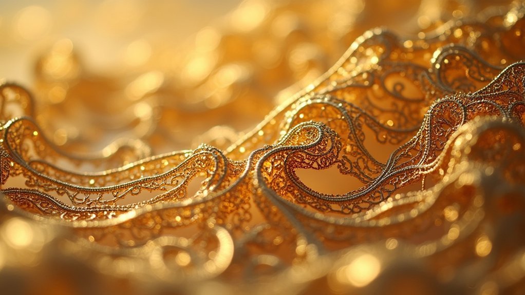 intricate gold filigree craftsmanship
