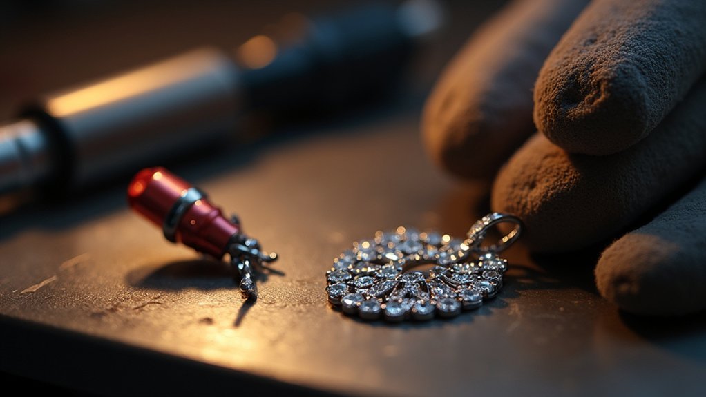 jewelry finishing hand safety