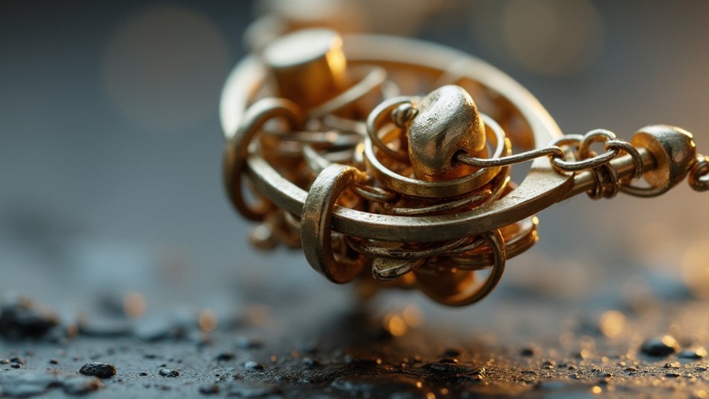 kinetic jewelry material selection