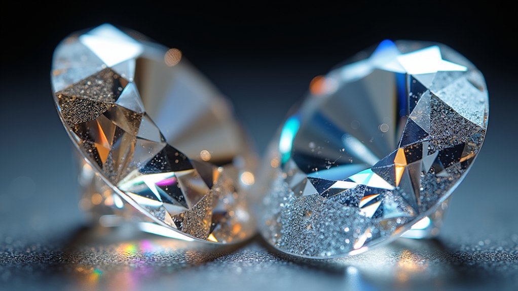 laser drilled diamond identification